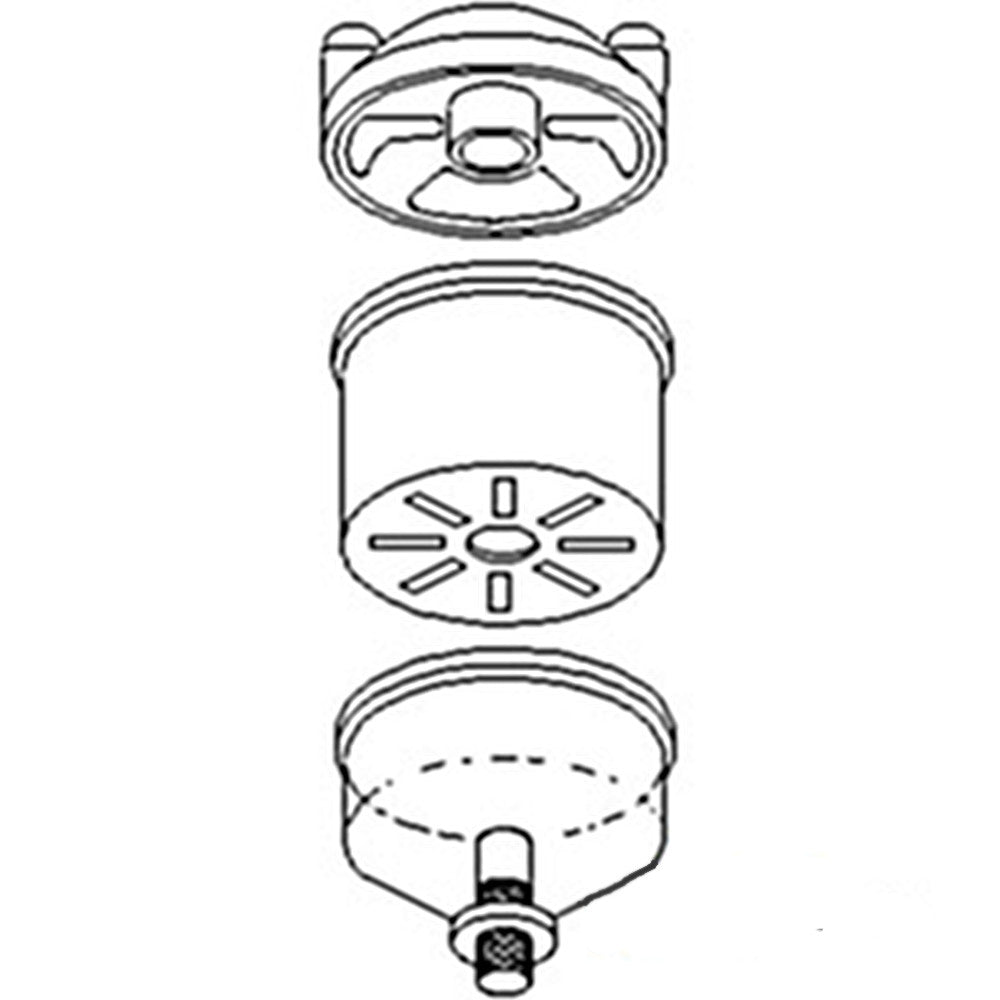 4612229-AIC Single Fuel Filter Assembly