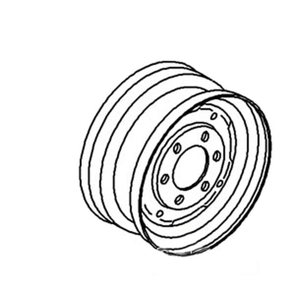 8N1015D-AIC Rim, Front Wheel 4.5" x 16"