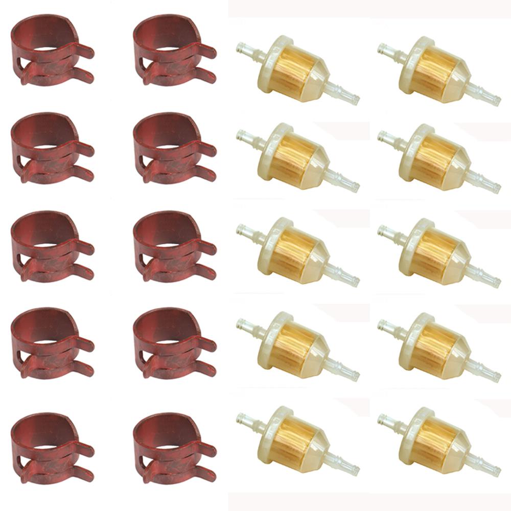 Filter and Hose Clamp 10 Pack Fits Subaru Replaces 263-65011-A0