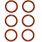 6 Pack 07000-63025 Seal O Ring For Komatsu Lube Valve (Oil Filter) 07000-43025
