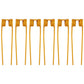 Qty 6: Tedder Tooth Fits John Deere Replaces 613072
