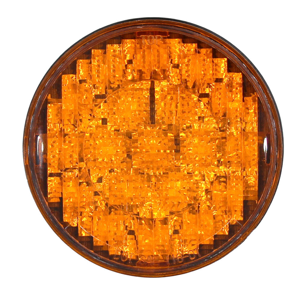 4" Round Amber LED Light Fits Universal Products Replaces 1-019-01-181