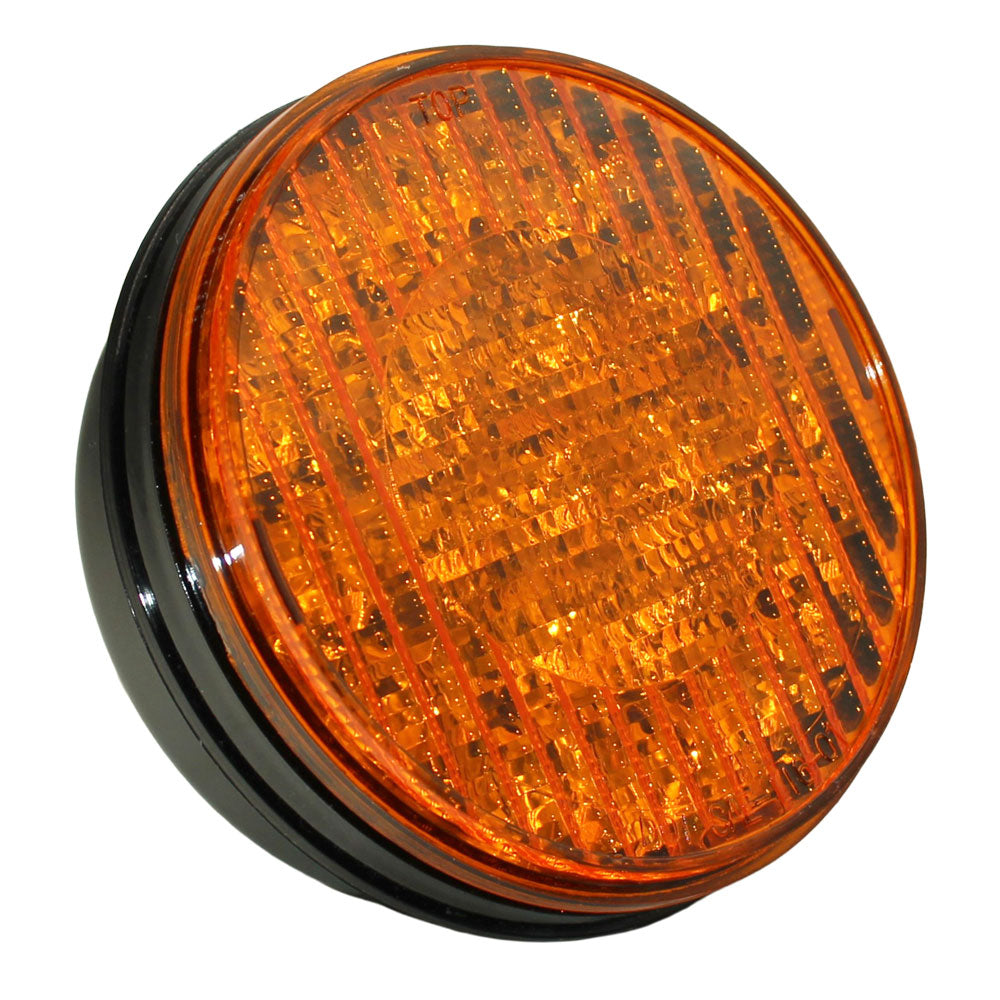 4" Round Amber LED Light Fits Universal Products Replaces 1-019-01-181