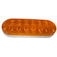 6" Oval Orange LED Light Fits Freightliner Replaces 1-019-03-300