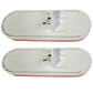 Qty 2: 6" Oval Orange LED Light Fits Freightliner Replaces 1-019-03-300