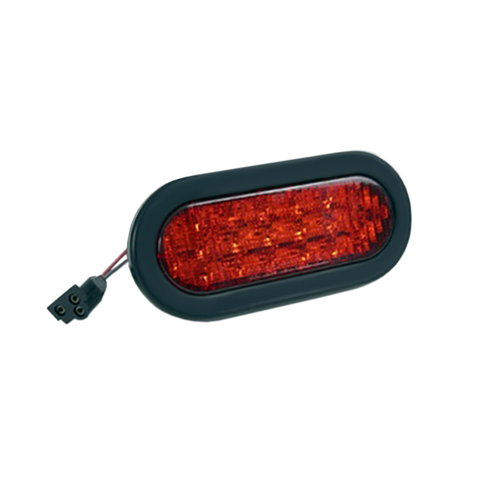 019-03-305 Red 6" Oval LED Light Kit Fits Universal Products