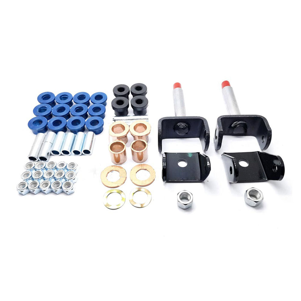 Club Car DS Golf Cart Front End Repair Kit, Bushings, Clevis, King Pins - Fits 1