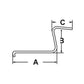 1023216M1 One New Rake Tooth Fits Massey Ferguson Rake Model MF 29
