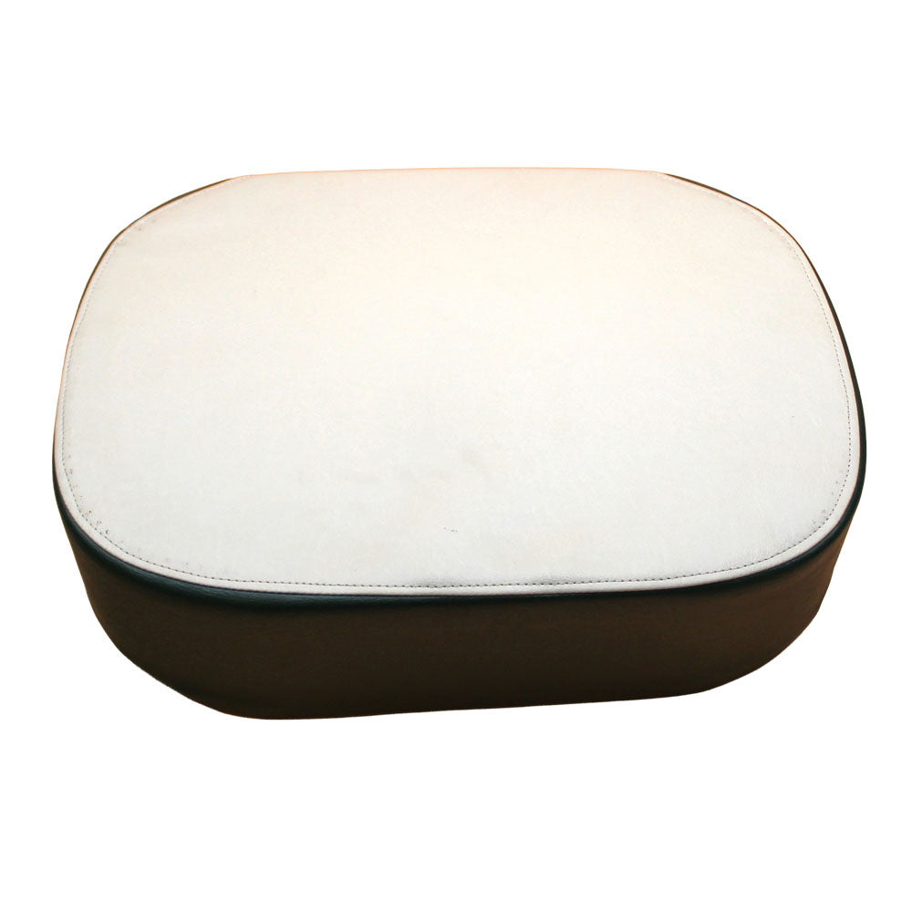 105812ASB-11 One (1) White & Green Seat Cushion Fits Oliver 1650, 1655, 1700