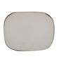 102B-AIC White & Green Seat Cushion