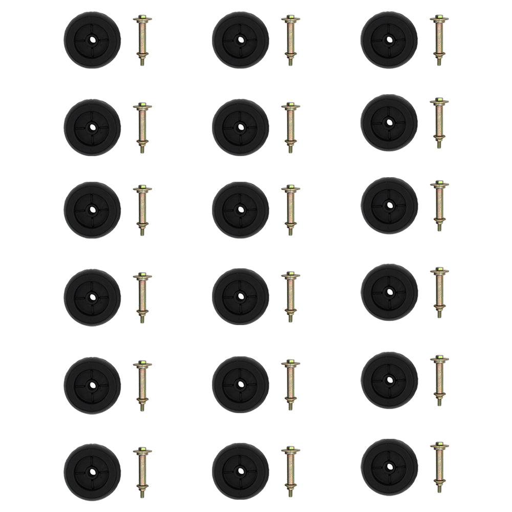 Qty 18: Deck Wheel Kit
 Fits Exmark Replaces 103-3168