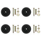 103-3168 Qty 4: Deck Wheel Kit Fits Exmark Explorer Lazer Z Metro Turf Ranger