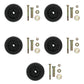 103-3168 Qty 5: Deck Wheel Kit Fits Exmark Explorer Lazer Z Metro Turf Ranger