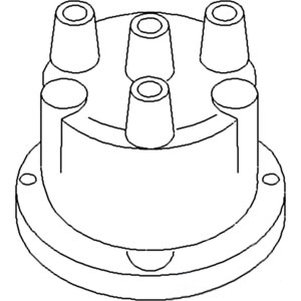 Fits Massey Ferguson 1035263M91 Distributor Cap 3 Cyl Perkins 135 150 20 40