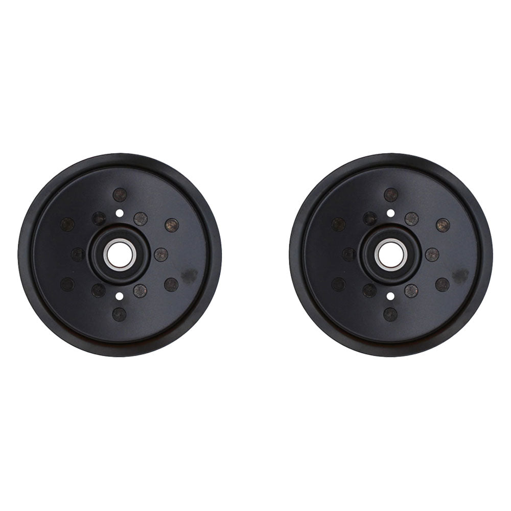 1-613098 QTY 2: Flat Idler Pulleys Fits Toro