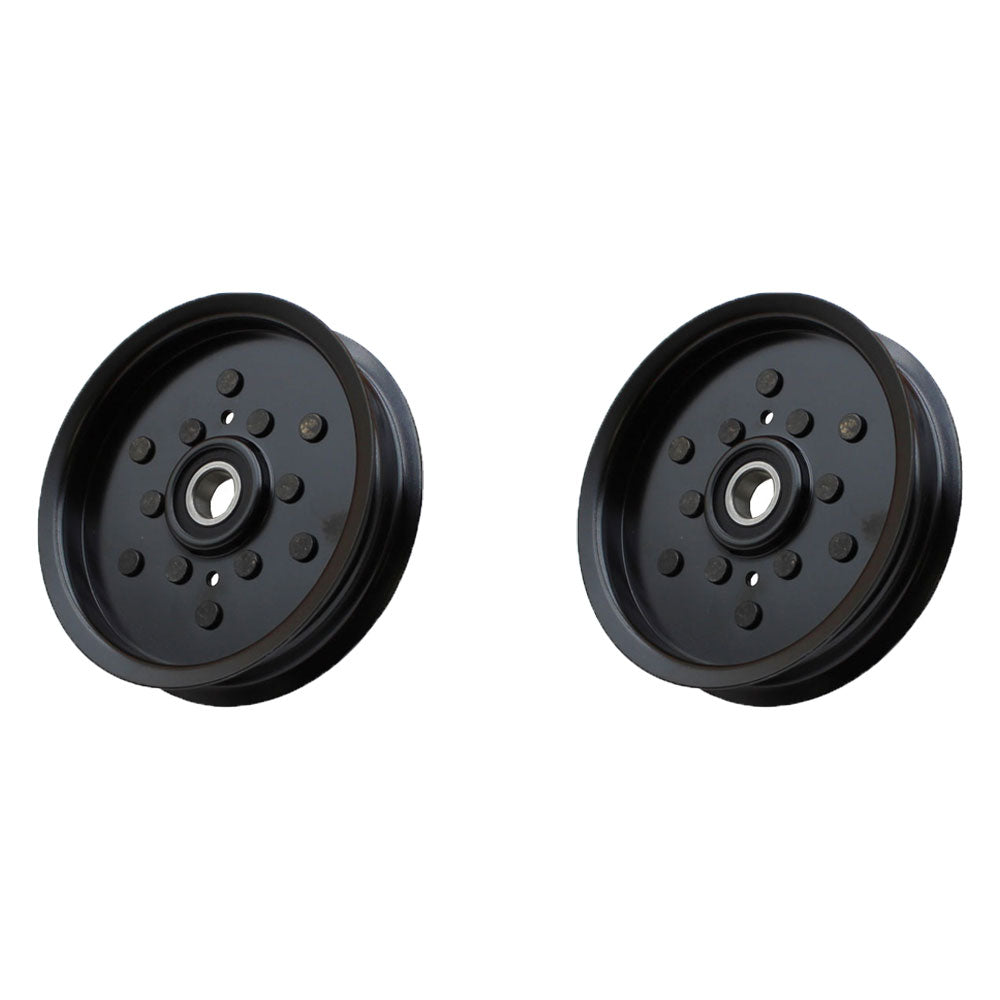 1-613098 QTY 2: Flat Idler Pulleys Fits Toro