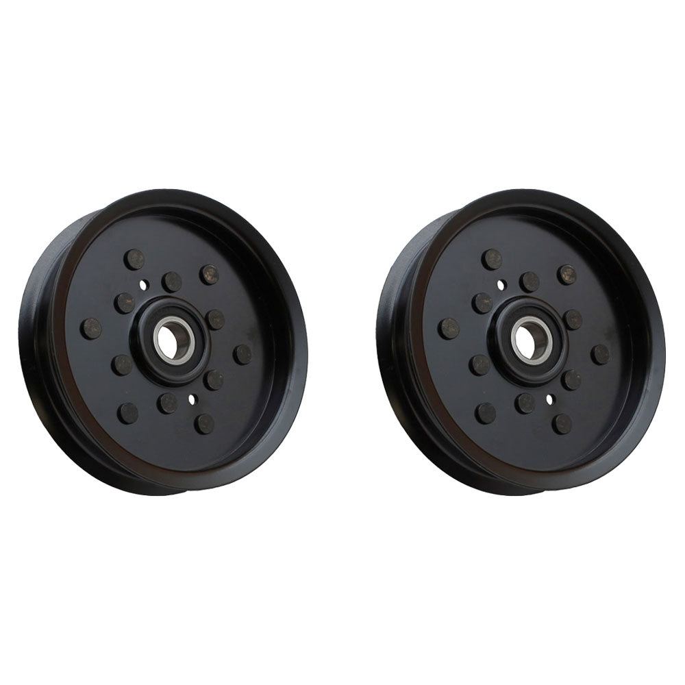 1-613098 QTY 2: Flat Idler Pulleys Fits Toro