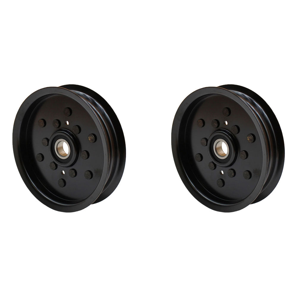 1-613098 QTY 2: Flat Idler Pulleys Fits Toro