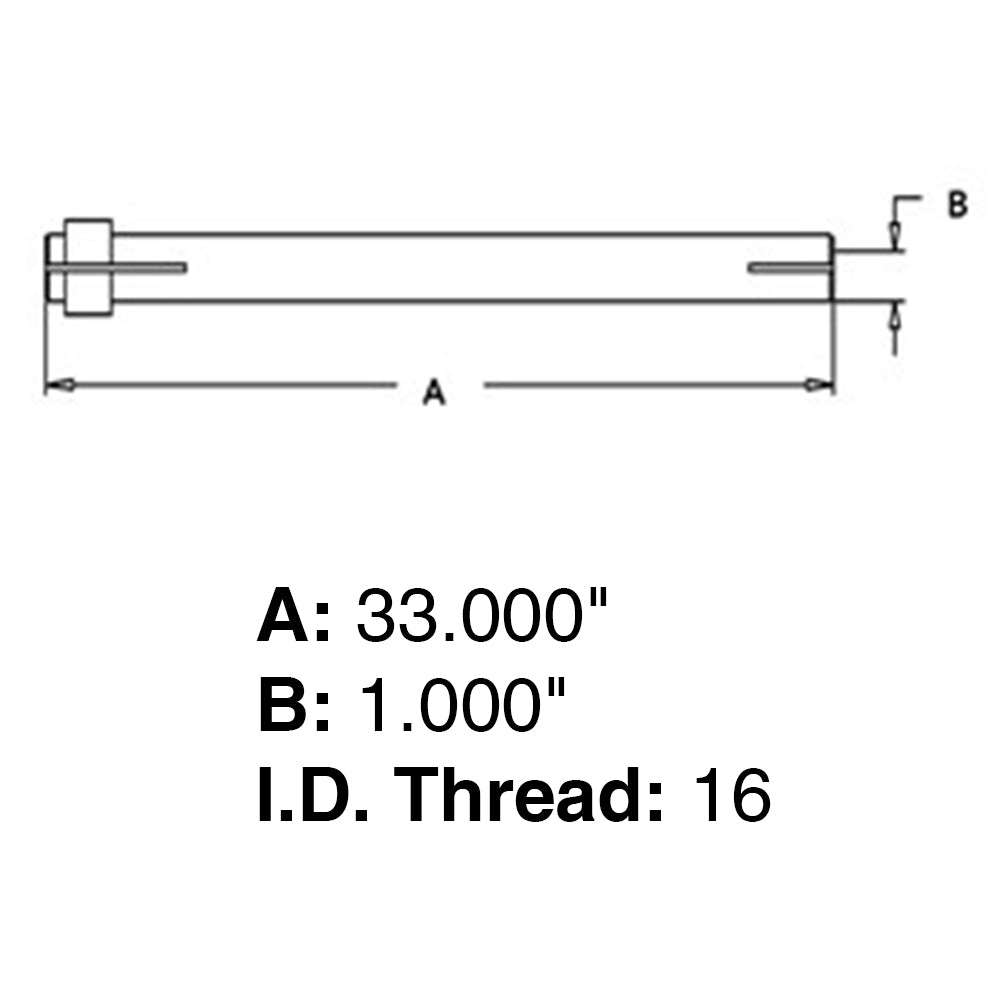 Tie Rod Tube Fits Massey Ferguson Replaces 1048271M1
