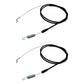 105-1845 Qty 2: 68" Traction Drive Cable
 Fits Toro 22" Recycler