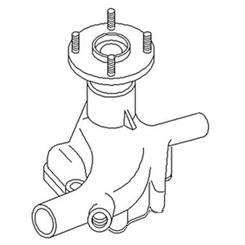 1058287C91-R Water Pump Fits Case/International Harvester