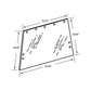 Cab Glass Rear Window Fits International 786 1086 3688 986 Hydro 186 1486 1586