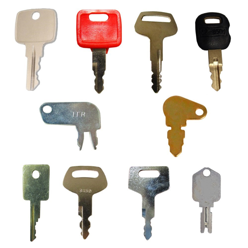 12 pc Construction Equipment Key Set Fits Ransome Replaces PBA2233