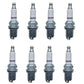 Mower Snow Blower Generator Tiller RC14YC CS6 BKR5E Set of 8 Spark Plugs