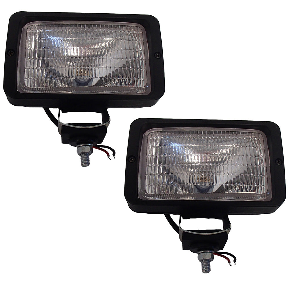 AT152017 Qty 2: 24V ABL Flood Halogen Lamp Fits John Deere Various