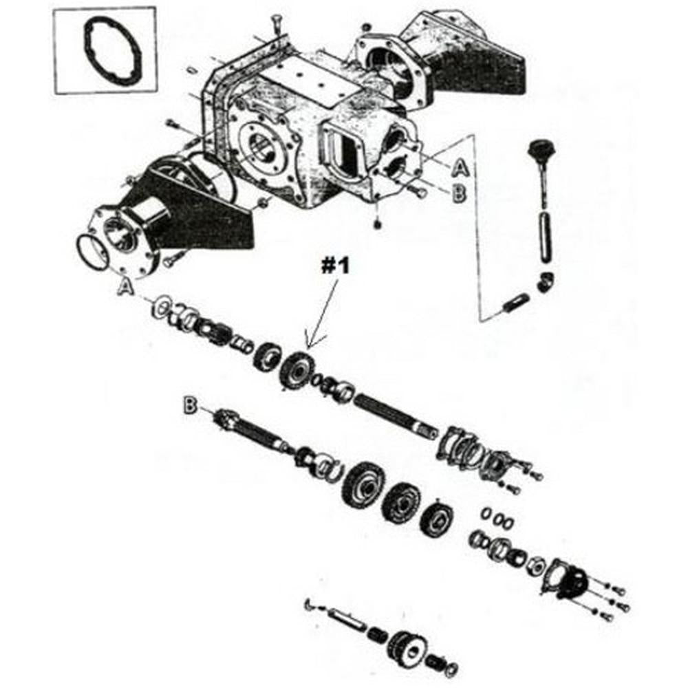 204139 Transmission Gear Fits Case/International Harvester