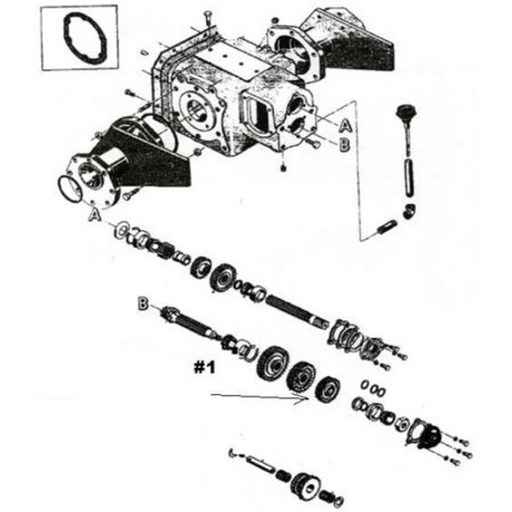 204142 Transmission Gear Fits Case/International Harvester