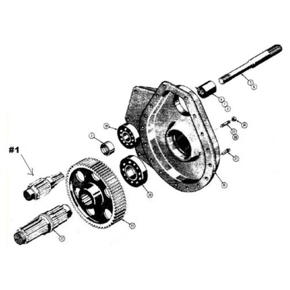 118321C1 Pinion Fits Case/International Harvester