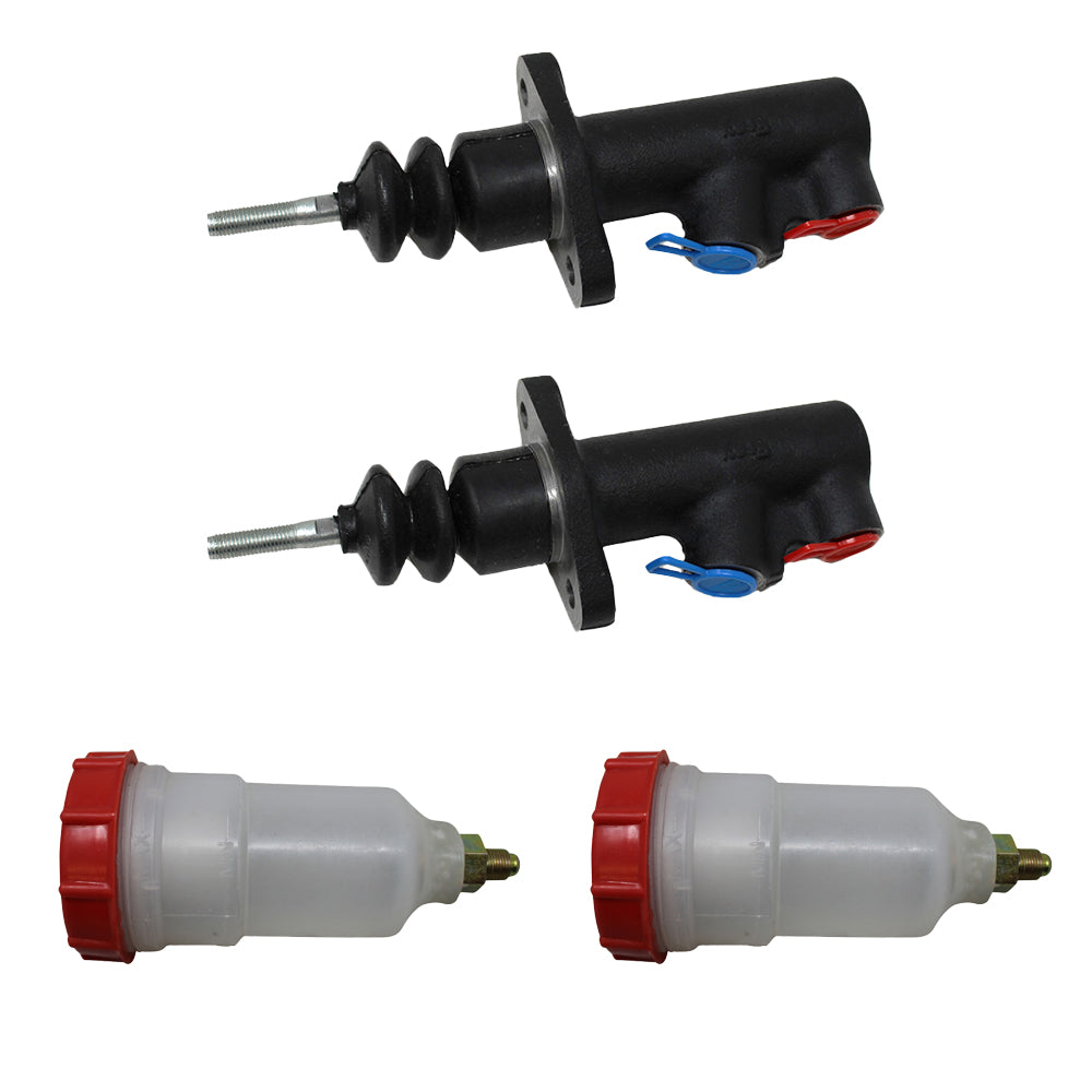 121-34400 2 Master Cylinders with 2 Reservoirs
 Fits JCB