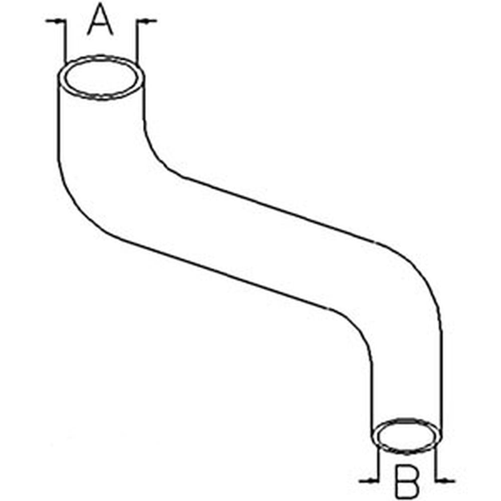 121759C1 New Lower Radiator Hose Fits Case-IH Tractor Models 1460 1470 +