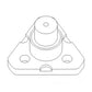 King Pin 122259A1 Fits Case 590SM 590SM+ 608 960 MX100C MX135 MX150 MX170 MX90C