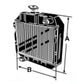 Radiator Fits John Deere Replaces 122250-44501