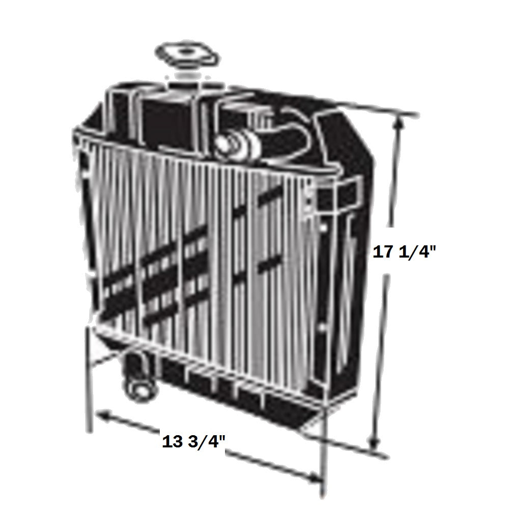 124768-44500 Radiator Fits Yanmar 2210
