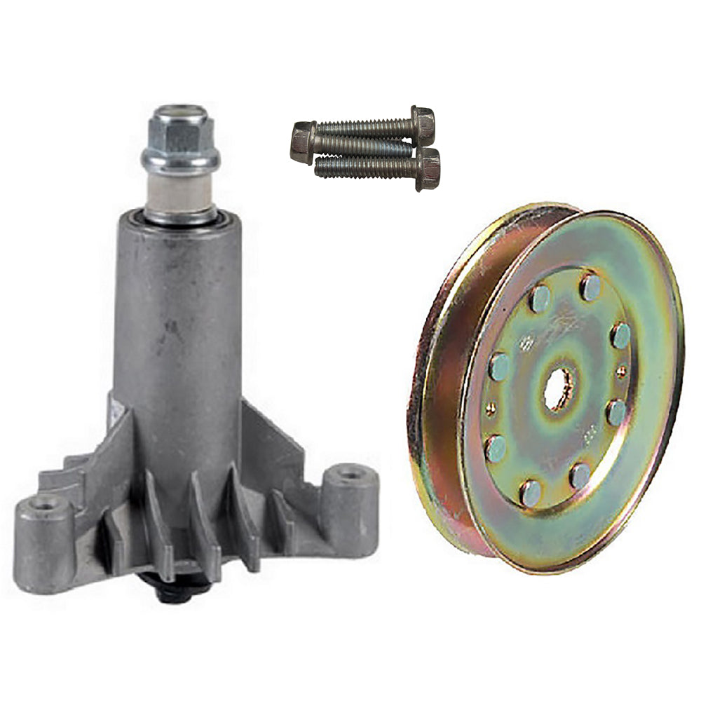 Riding Mower Mandrel Fits Craftsman 42" 130794 & Pulley 173436 153535