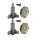 (2) 42" MOWER DECK MANDRELS 130794 PULLEYS 173436" Fits Craftsman