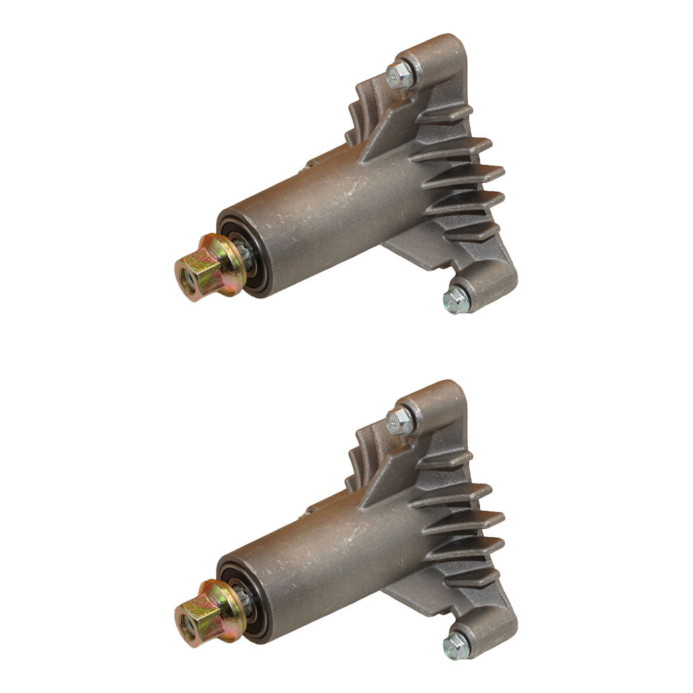 (2) SPINDLE ASSEMBLIES Deck Mandrels Fits Craftsman Fits Husqvarna Lawn Tractors