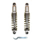 13" Inch Lowering Chrome Shocks for Harley Davidson Replaces Drag Specialty