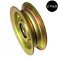 AM103287 Qty 2: Flat Idler Pulley Fits John Deere 652R 661R