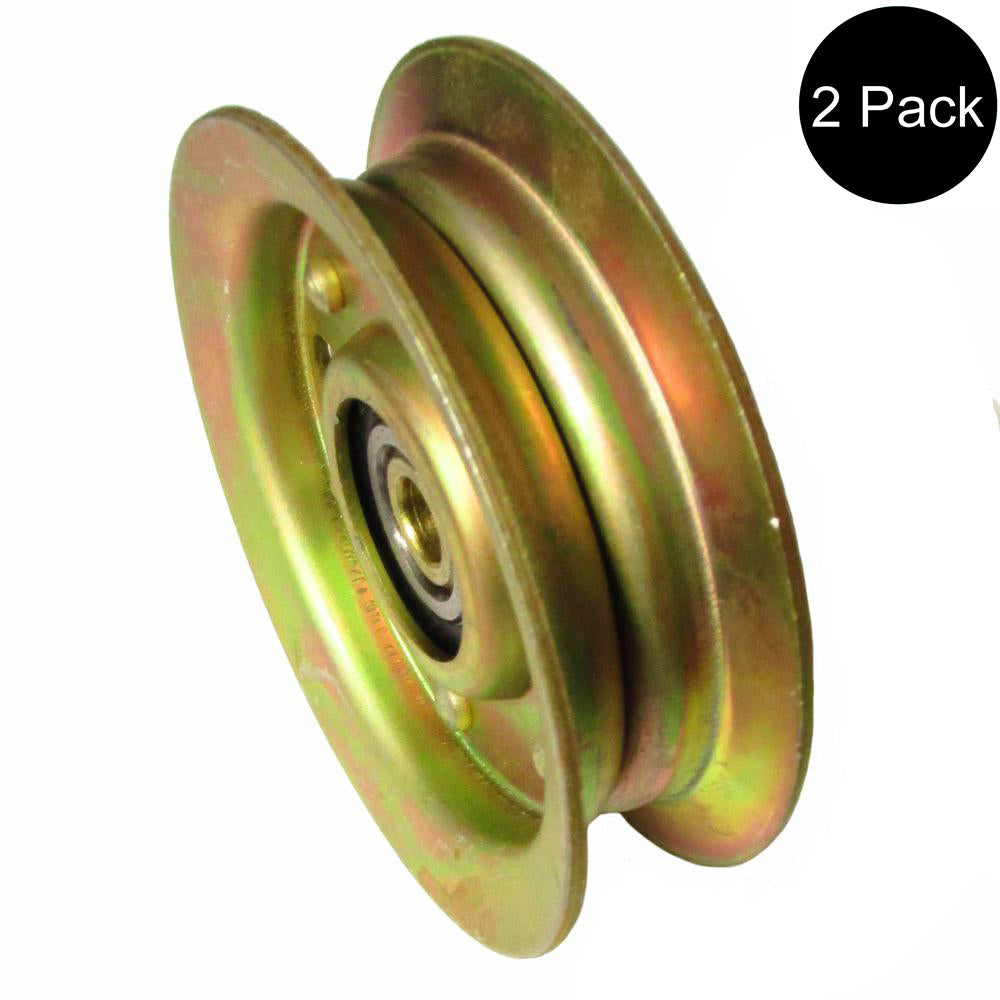 104360X Qty 2: Flat Idler Pulley Fits Poulan DPR 20H46ST A DPR 22H46ST A