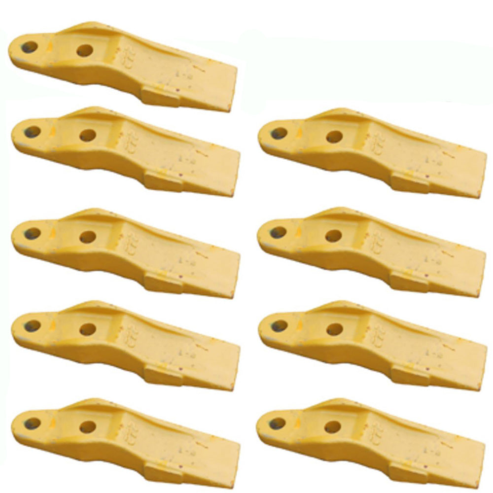132-4720 Set of 9 Bucket Uni-Teeth with Hardware Fits Caterpillar 216 216B