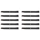 134149_x10 Qty 10: Heavy Duty Blade Fits Poulan HD17542 HD1842 HDK19H42 PB1842LY