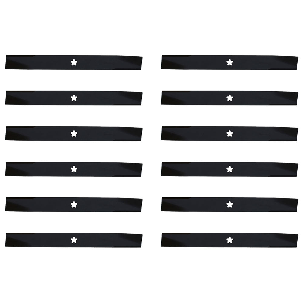 134149_x12 Qty 12: Heavy Duty Blade Fits John Deere LT150