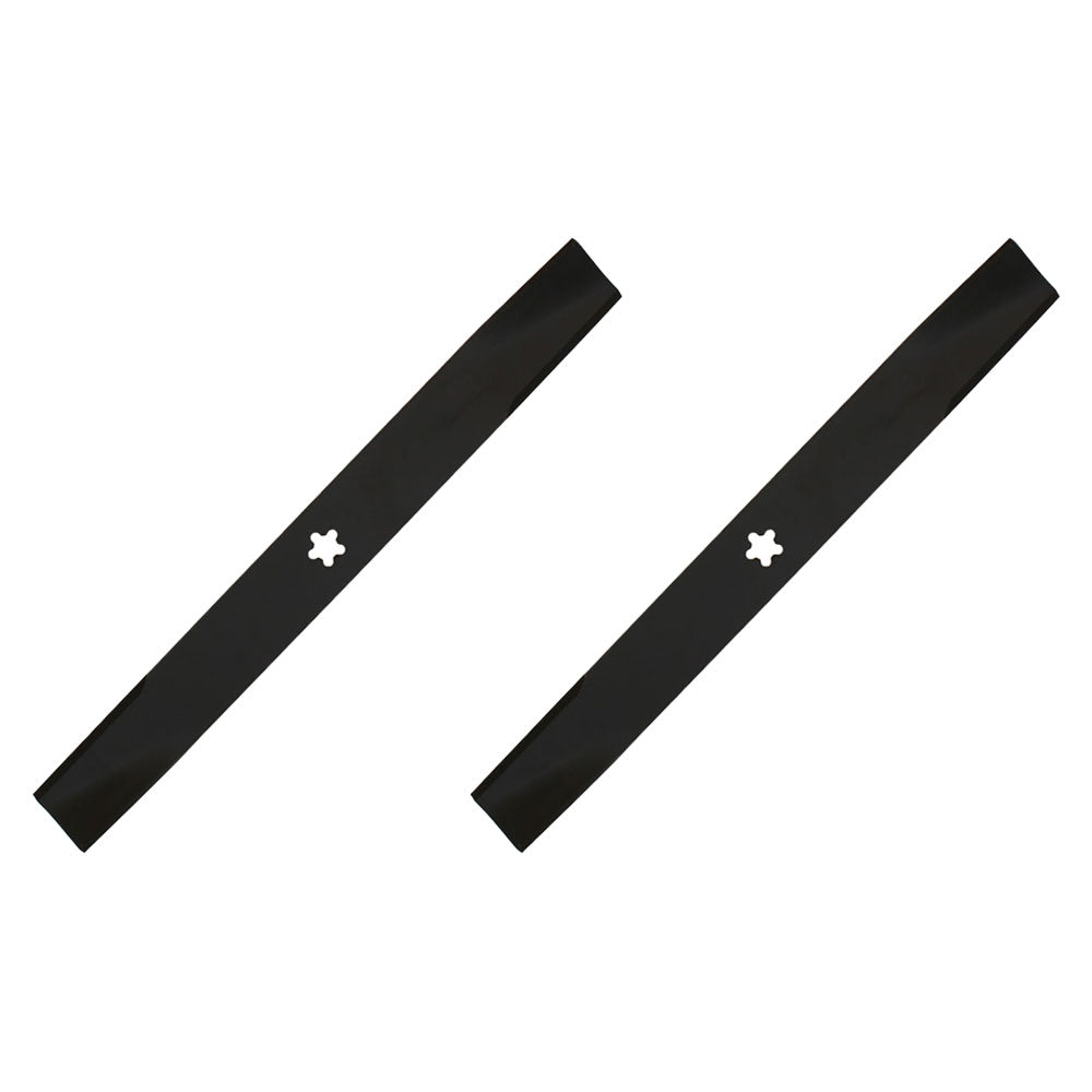 Set of 2 XHT 42" Mower Blades Fits Craftsman Fits Husqvarna Fits Poulan