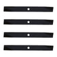 4 Pack 21 Length Mulching Blade Fits Craftsman 134149 Riding Lawn Tractor Mower"