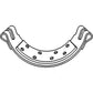 Brake Band W/Lining (Pair) Fits Case Replaces 1995397C1