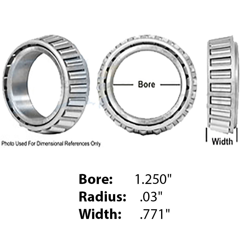 Bearing Cone Fits Universal Products Replaces 14124